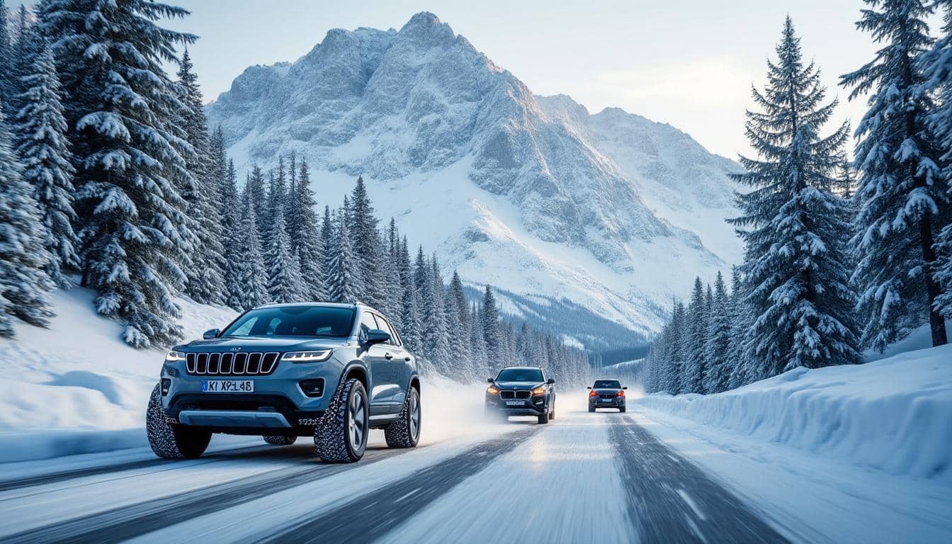 découvrez comment la loi montagne impose l'utilisation d'équipements hivernaux ou de pneus saisonniers pour garantir la sécurité sur les routes en hiver.