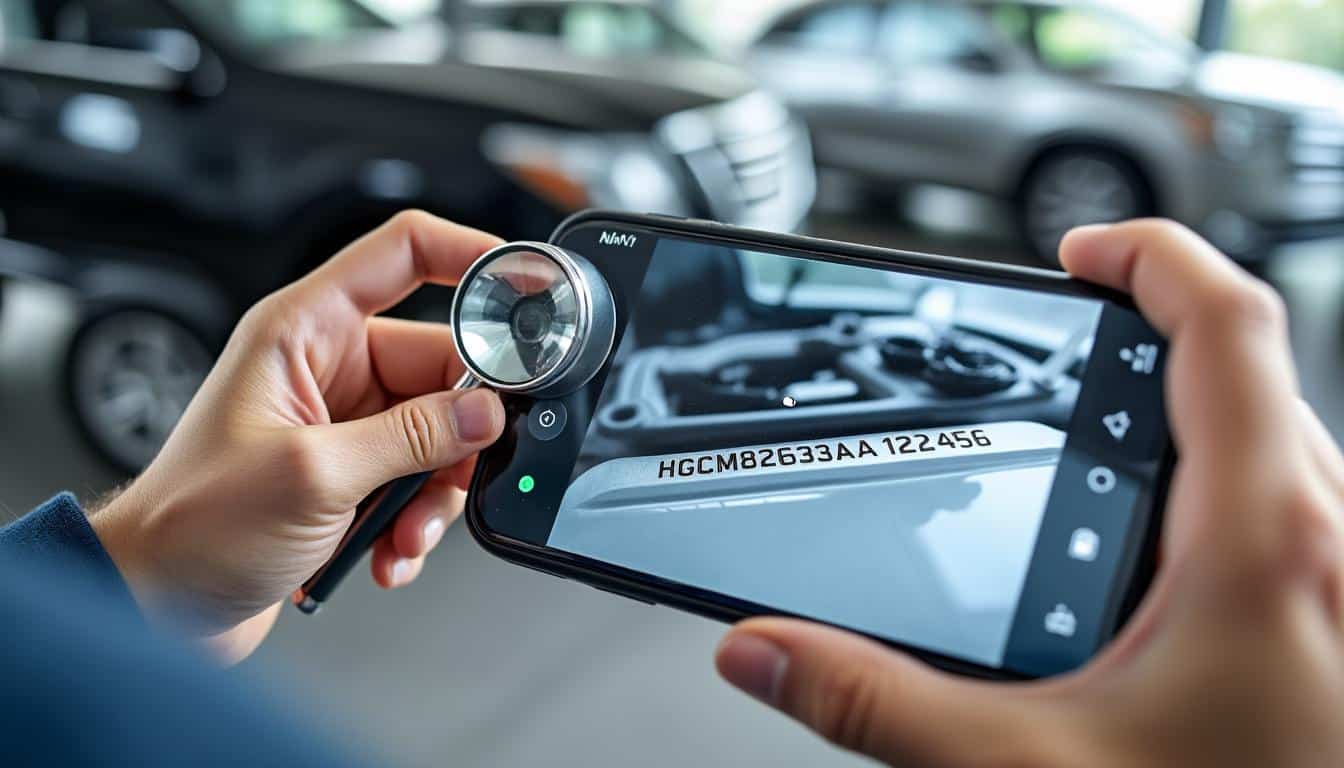 assurez la sécurité de votre achat de véhicule d'occasion grâce à la vérification rigoureuse de la concordance des numéros de châssis. évitez les risques et fraude grâce à cette étape essentielle.