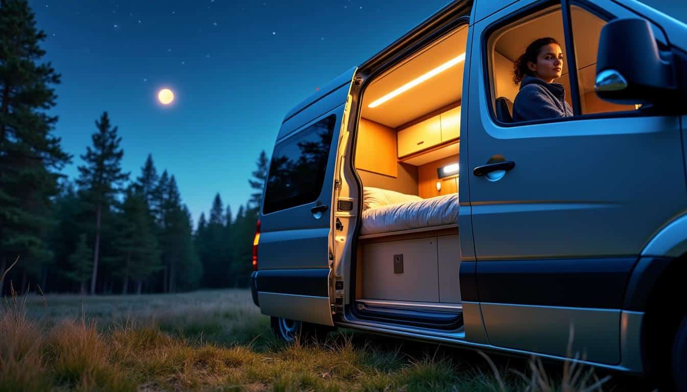 assurez la sécurité de vos nuits en camping-car ou vanlife grâce à la vérification régulière des détecteurs de gaz carbonique, pour des voyages sereins et sans risques.