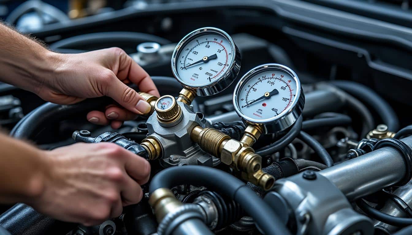 assurez la sécurité de votre moteur en conduite sportive grâce à l'installation de manomètres de température et pression d'huile, essentiels pour surveiller la mécanique en temps réel.