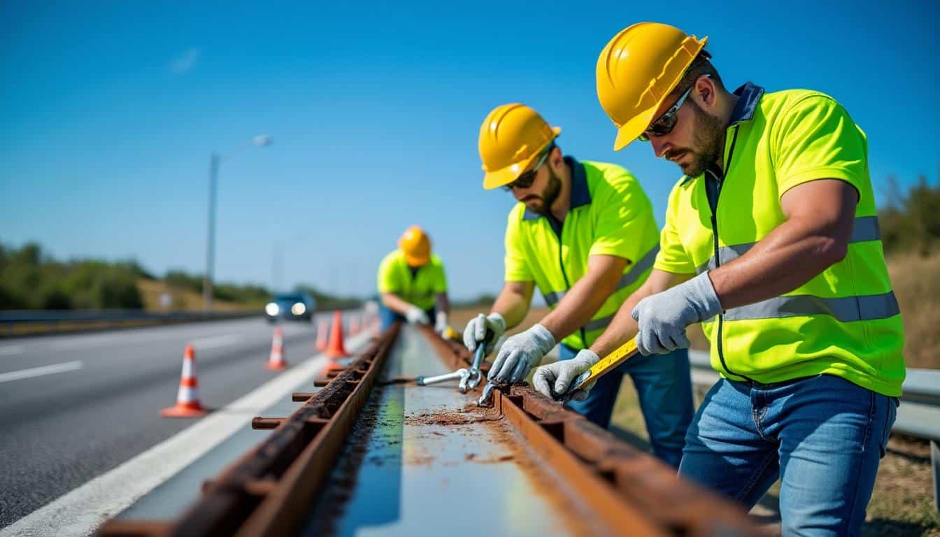 découvrez l'importance du maintien en état des glissières de sécurité métalliques et le rôle essentiel des acteurs de la sécurité routière pour garantir la protection des usagers.