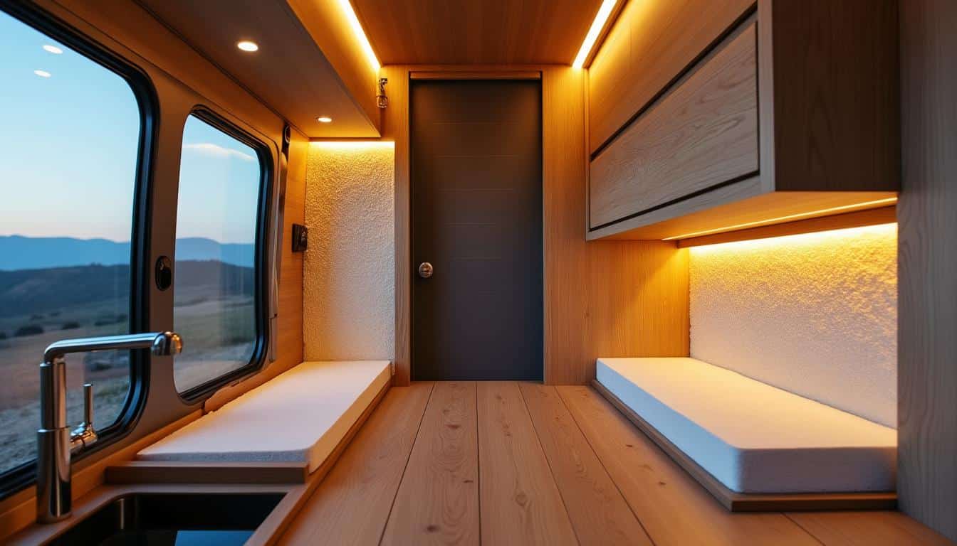 découvrez comment l'isolation thermique des parois prévient la condensation à l'intérieur de votre camping-car en vanlife, pour un confort et une protection optimaux.