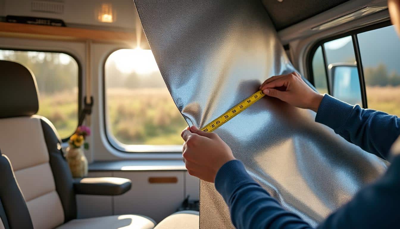 découvrez comment fabriquer des rideaux isolants en utilisant du pare-soleil découpé, une solution ingénieuse et économique pour améliorer le confort de votre camping-car en vanlife.