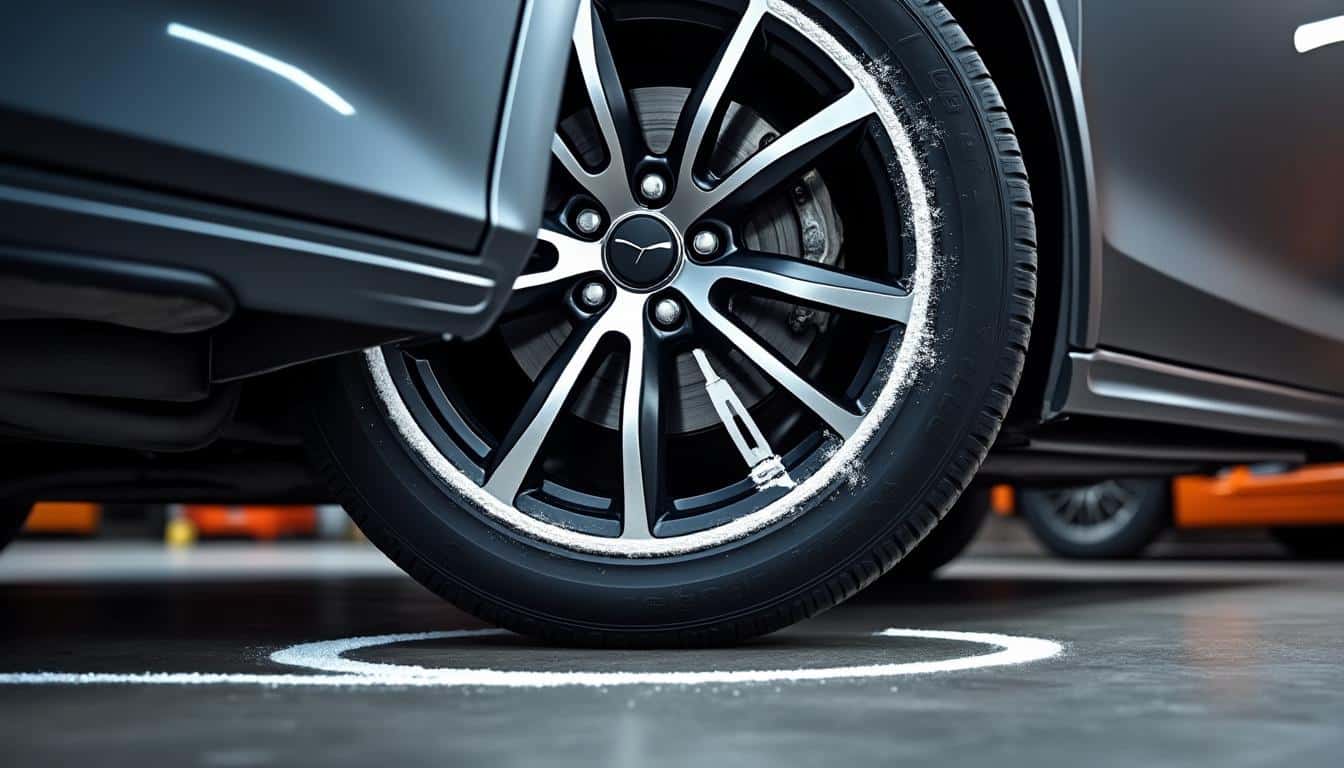 découvrez comment marquer la position des roues à la craie facilite la permutation des pneus saisonniers, assurant un changement rapide et sans erreur pour une meilleure sécurité et longévité des pneus.