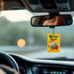 découvrez le mythique sapin désodorisant wunder-baum, l'accessoire auto incontournable accroché au rétroviseur pour parfumer agréablement votre voiture.