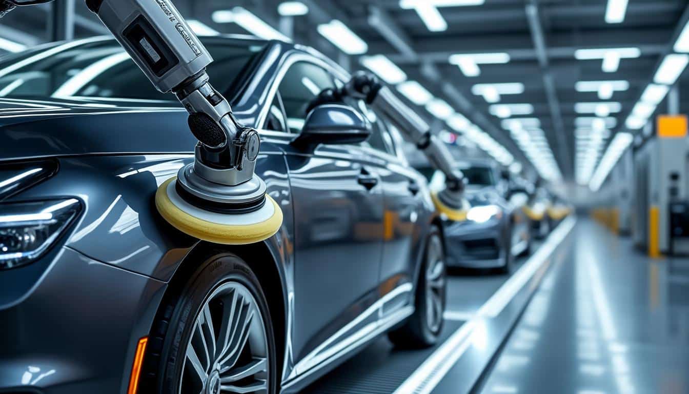 découvrez comment les robots automatisés révolutionnent le lustrage de carrosserie en industrialisant le lavage detailing pour une finition parfaite et efficace.