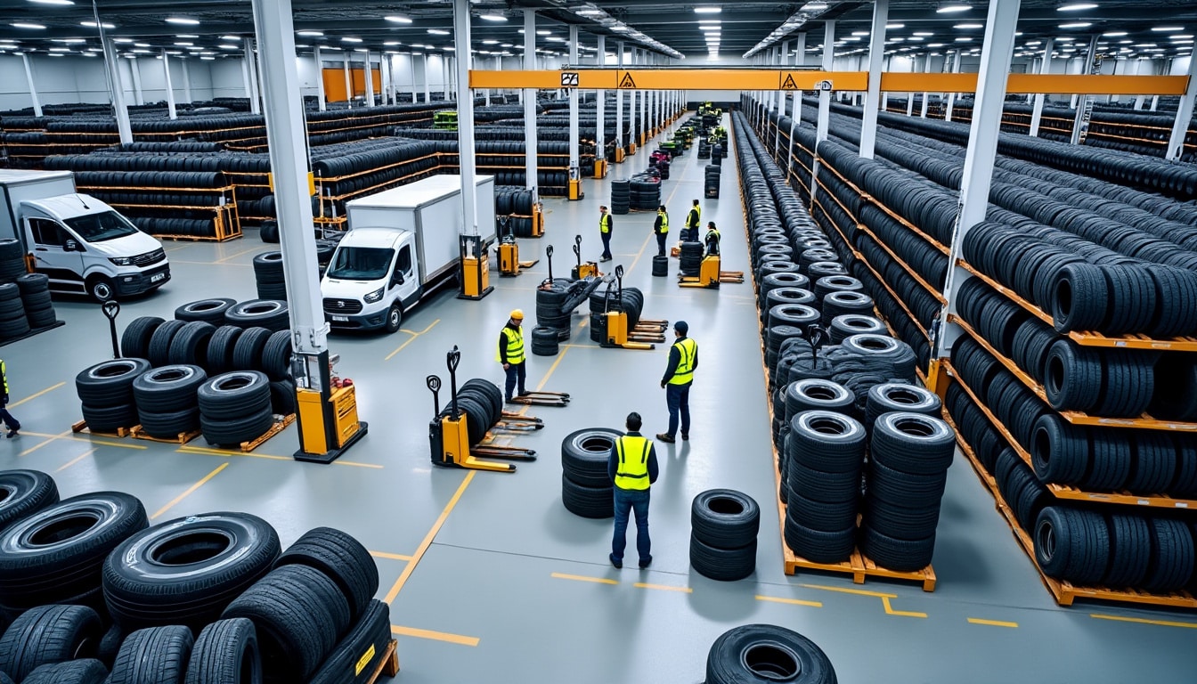 découvrez comment optimiser la gestion logistique des pneus saisonniers pour un parc de plusieurs centaines de véhicules, assurant performance et sécurité tout au long de l'année.