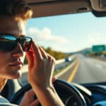 protégez vos yeux et assurez votre sécurité sur la route grâce à des lunettes adaptées qui préviennent l'éblouissement solaire.